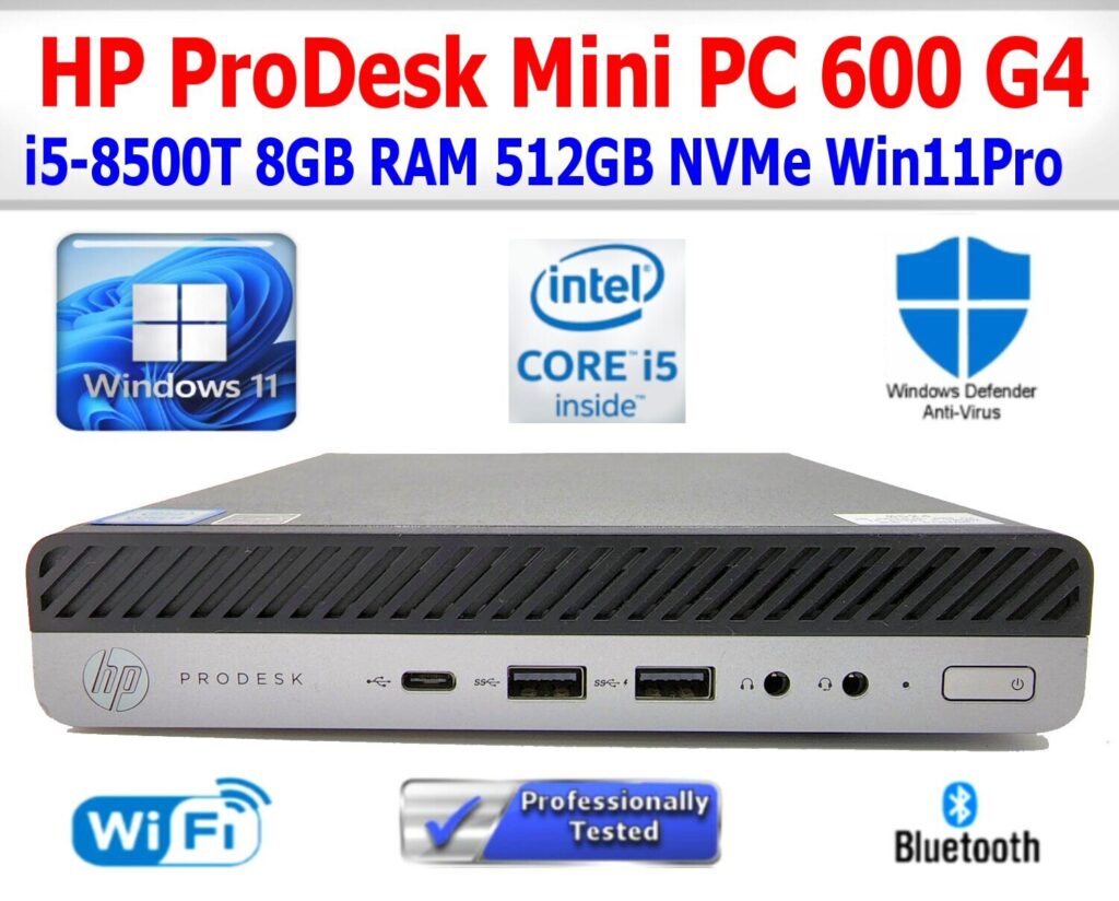 HP ProDesk Mini PC 600 refurbished computer