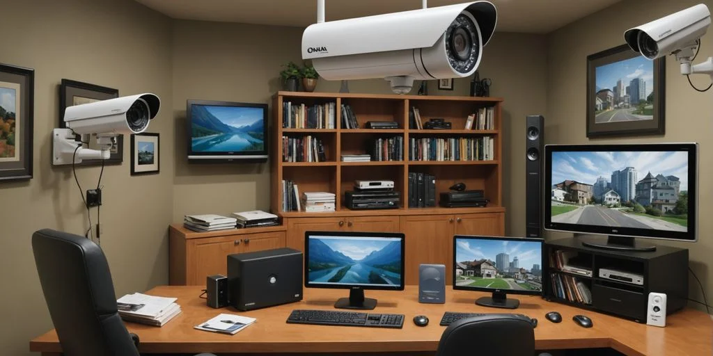 Home network IP camera system setup by Omaha Computing