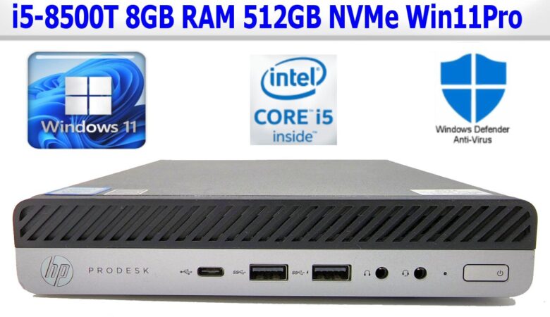 A Review of the HP Prodesk 600 G4 MINI PC i5-8500T 8GB RAM 512GB SSD WIN 11 PRO WIFI BT