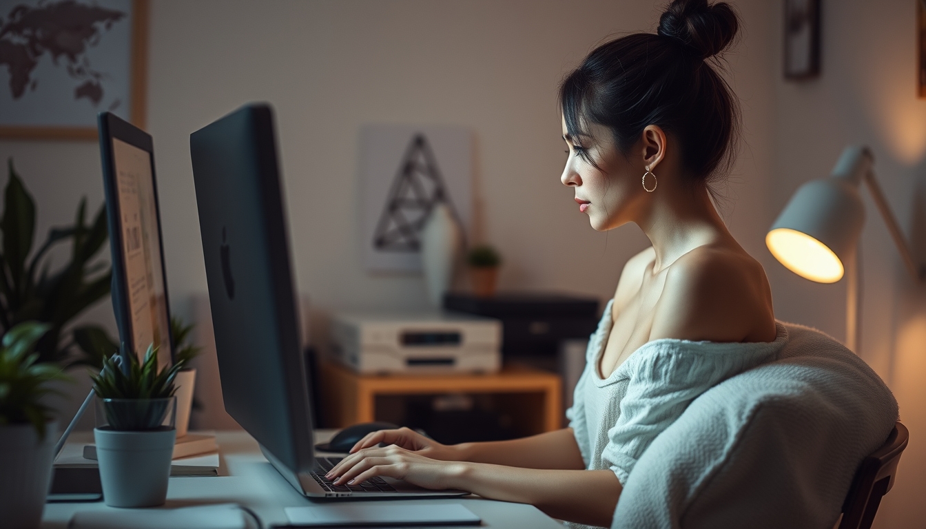 Windows 11 laptop on a modern desk